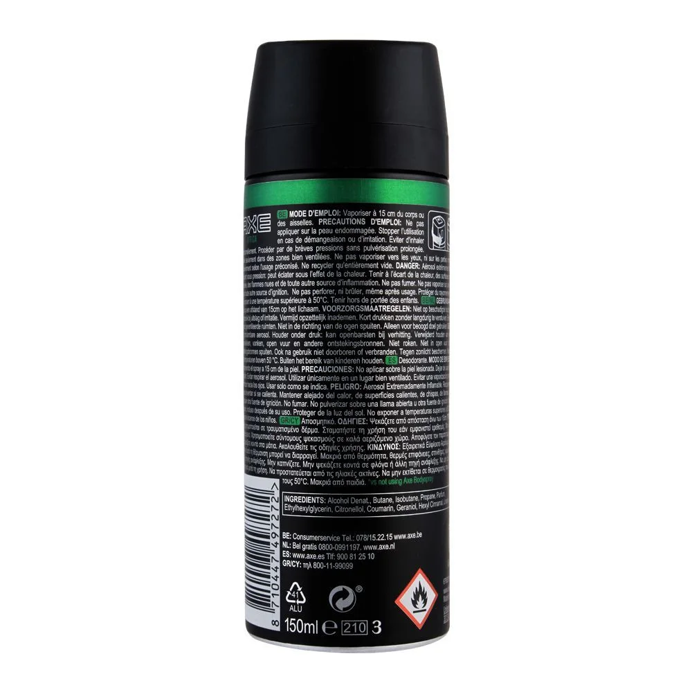 Axe Africa 48H Fresh Deodorant Spray For Men, 150Ml