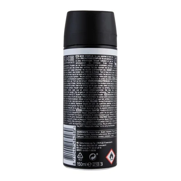 Axe Black 48H Fresh Deodorant Spray For Men, 150ml