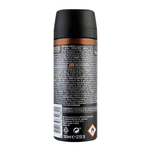 Axe Dark Temptation 48H Fresh Deodorant Spray For Men, 150ml