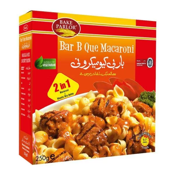 Bake Parlor BBQ Macaroni 250gm Box