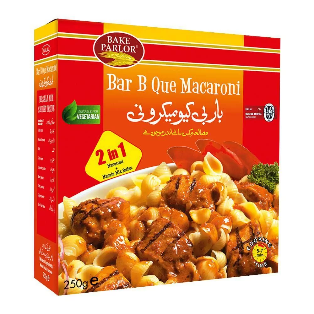 Bake Parlor Bbq Macaroni 250Gm Box