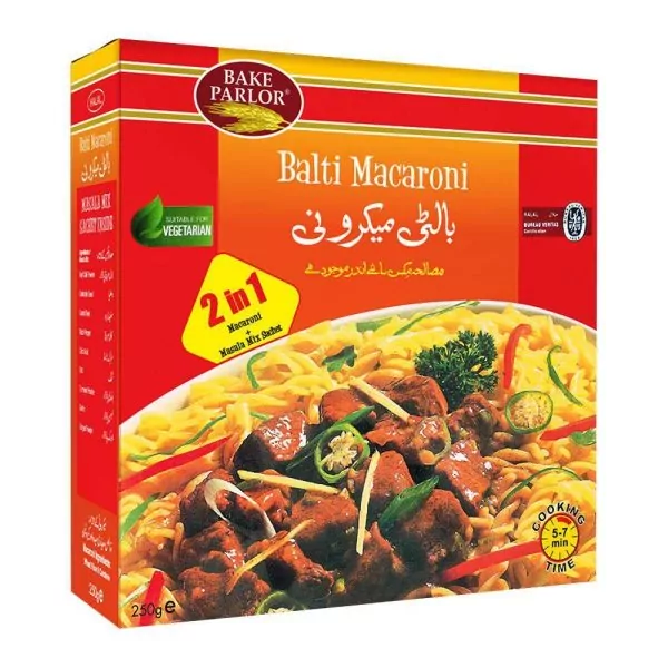 Bake Parlor Balti Macaroni 250gm Box