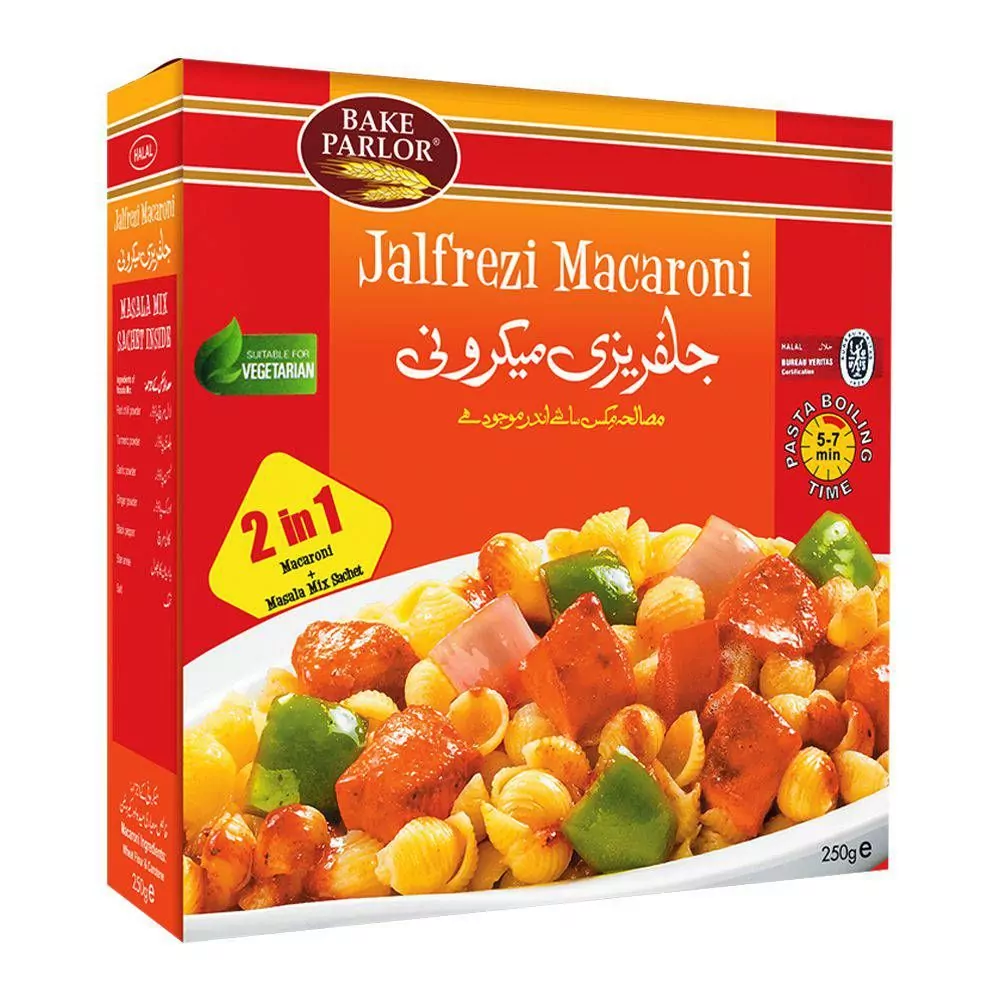 Bake Parlor Jalfrezi Macaroni 250Gm Box