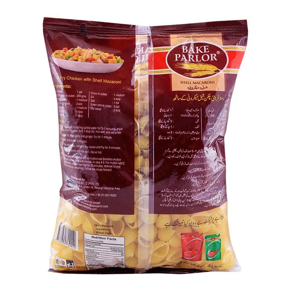 Bake Parlor Macaroni Shell 400Gms