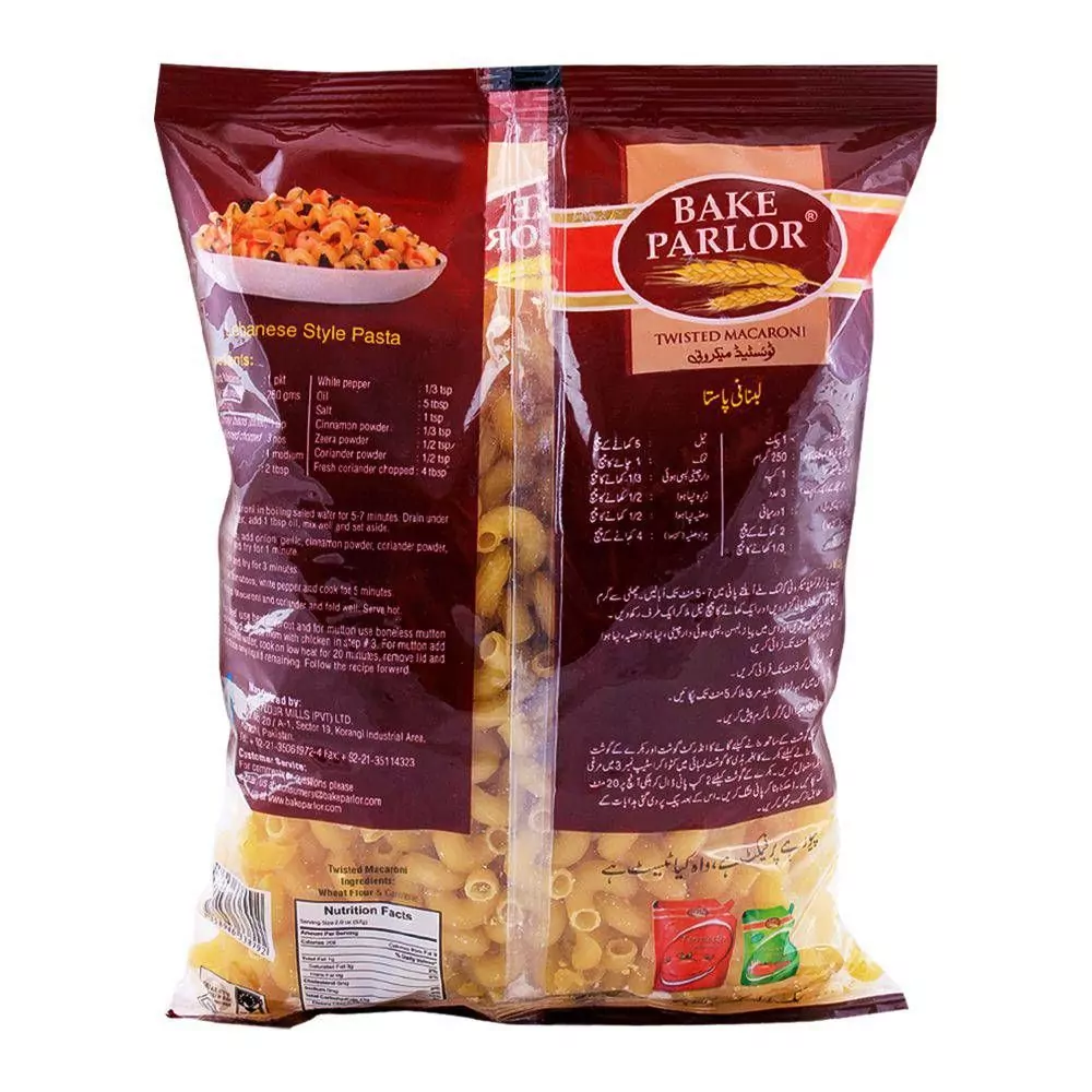 Bake Parlor Macaroni Twisted 400Gms