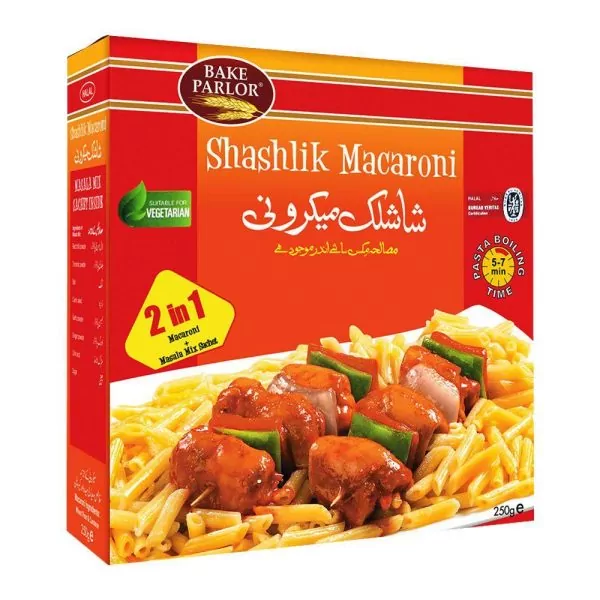 Bake Parlor Shashlik Macaroni 250gm Box