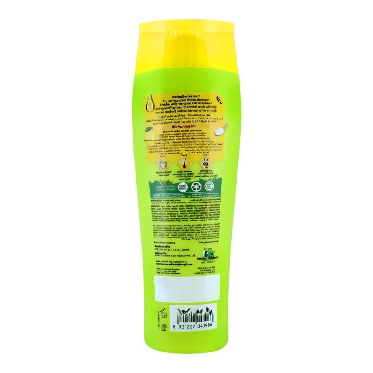 Dabur Vatika Lemon And Yoghurt Dandruff Guard Shampoo 200Ml A