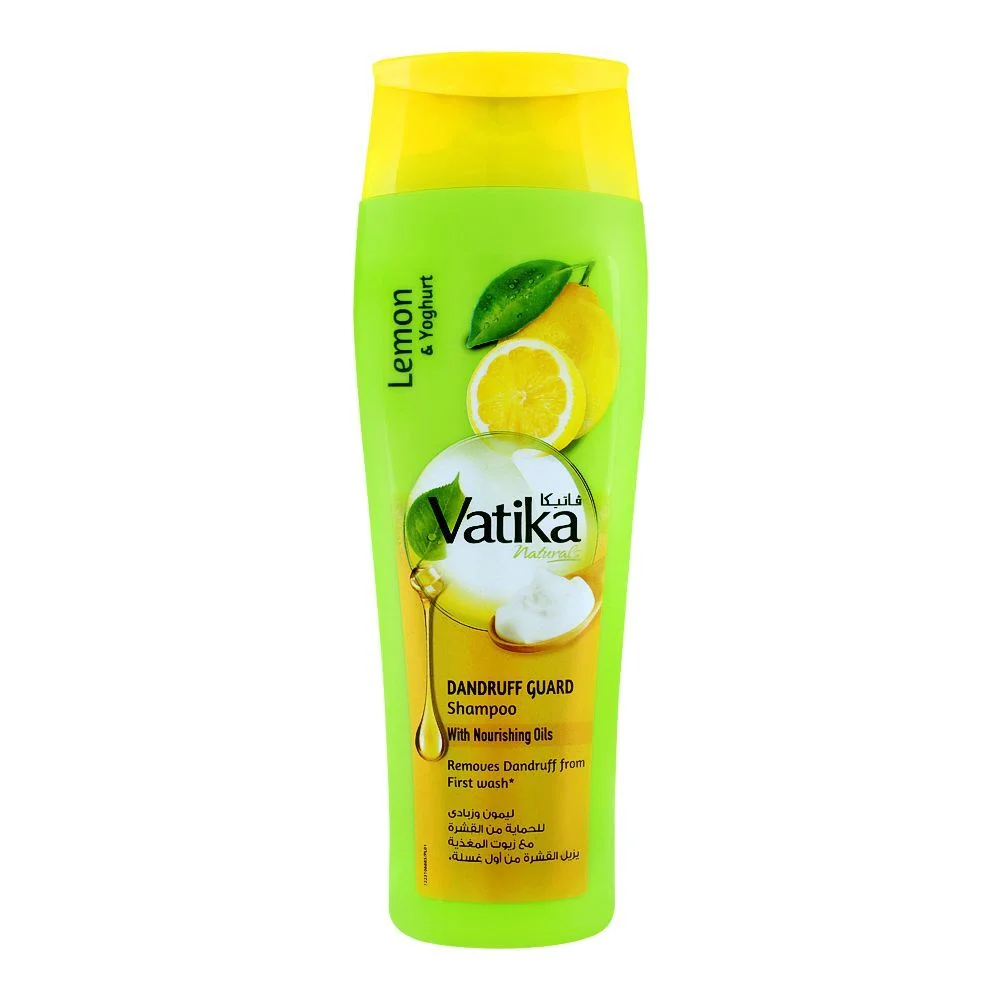 Dabur Vatika Lemon And Yoghurt Dandruff Guard Shampoo, 200Ml