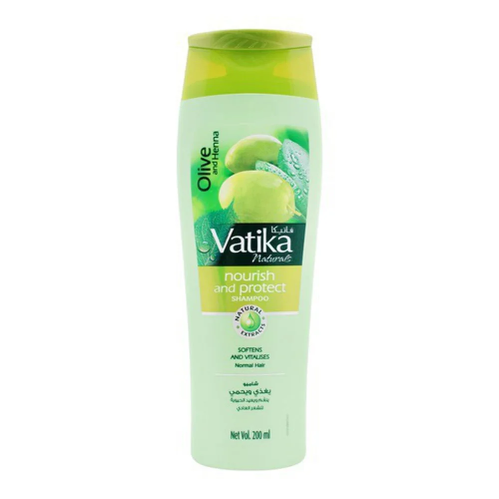 Dabur Vatika Olive And Henna Shampoo, 200Ml