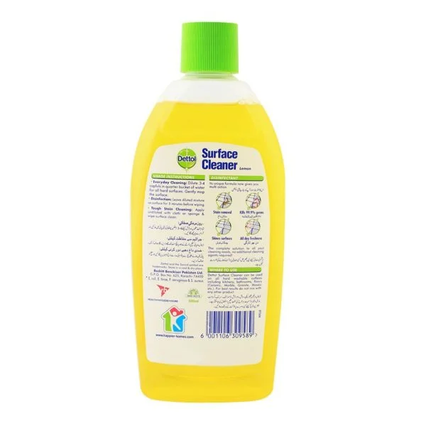 Dettol Multi-Purpose Cleaner, Lemon, 500ml