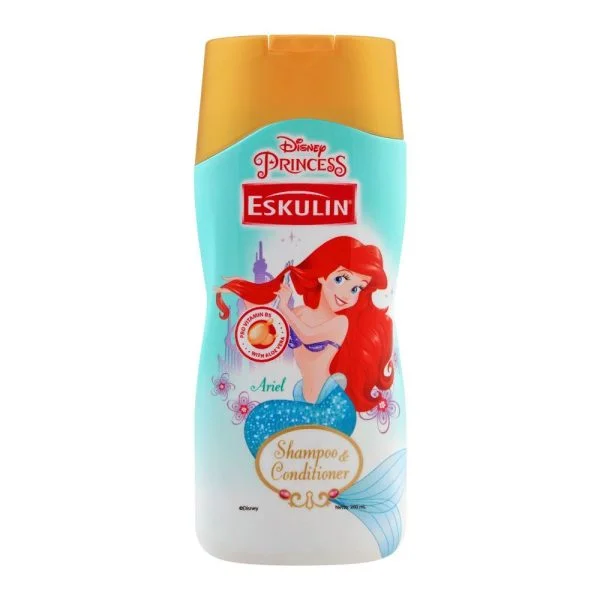 Disney Eskulin Kids Ariel Shampoo And Conditioner, 200ml