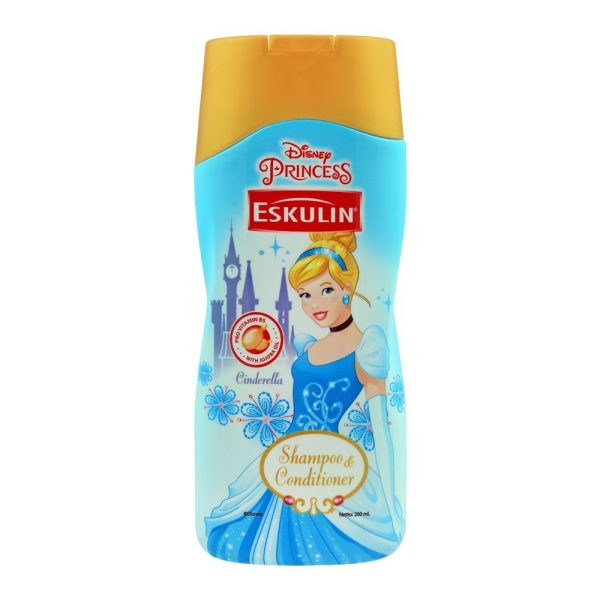 Disney Eskulin Kids Cinderella Shampoo And Conditioner, 200ml