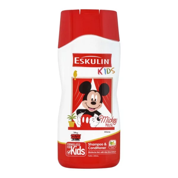 Disney Eskulin Kids Mickey Mouse Shampoo And Conditioner, 200ml