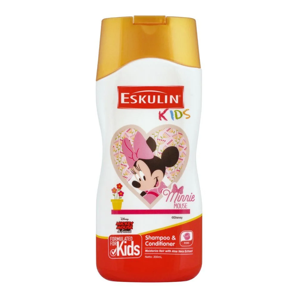 Disney Eskulin Kids Minnie Mouse Shampoo &Amp;Amp; Conditioner, 200Ml