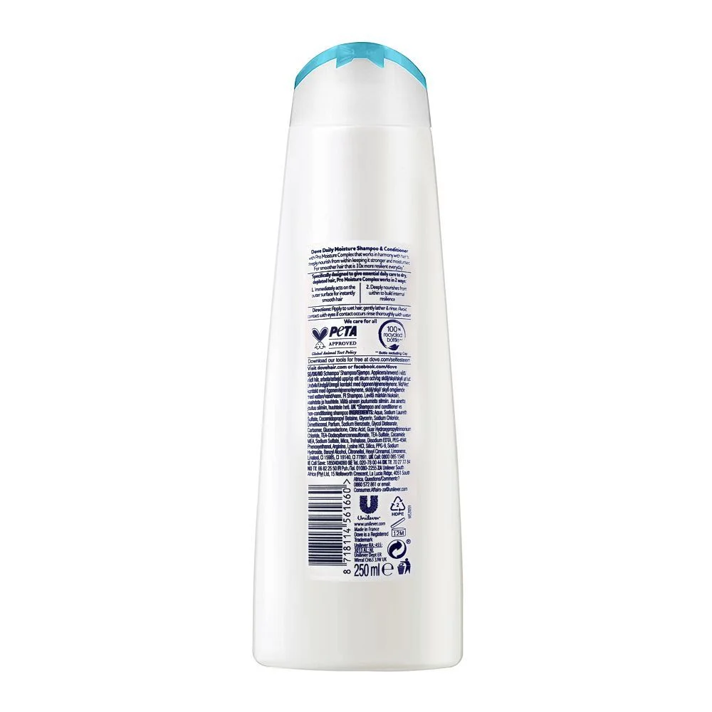 Dove Daily Moisture Shampoo 250Ml A