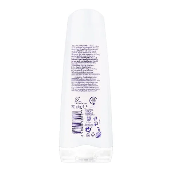 Dove Nourishing Secrets Restoring Ritual Conditioner 200ml