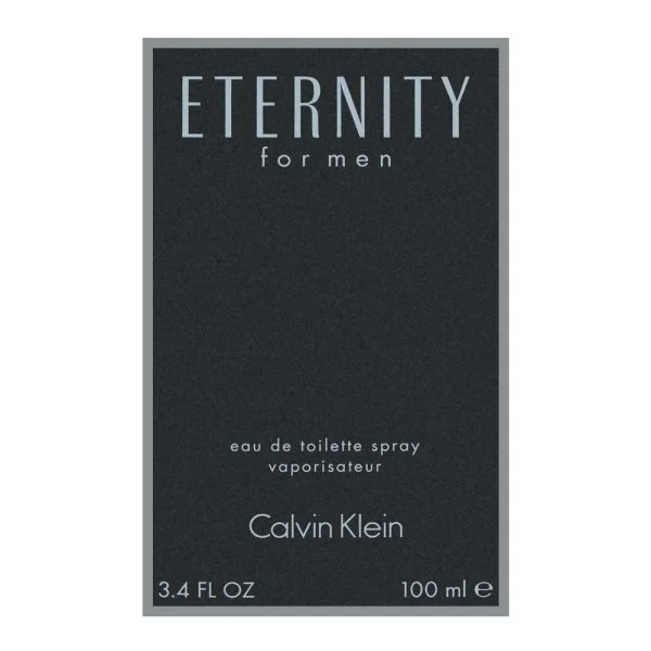 Eternity By Calvin Klein For Men EAU DE Toilette 100ml