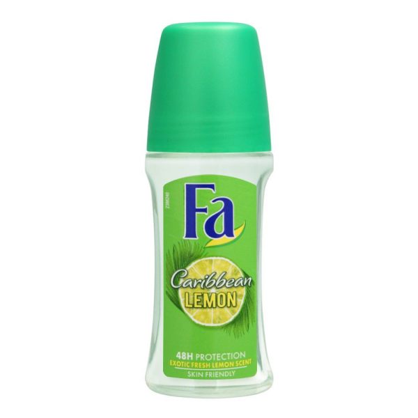 Fa 48H Protection Exotic Caribbean Lemon Scent Roll-On Deodorant
