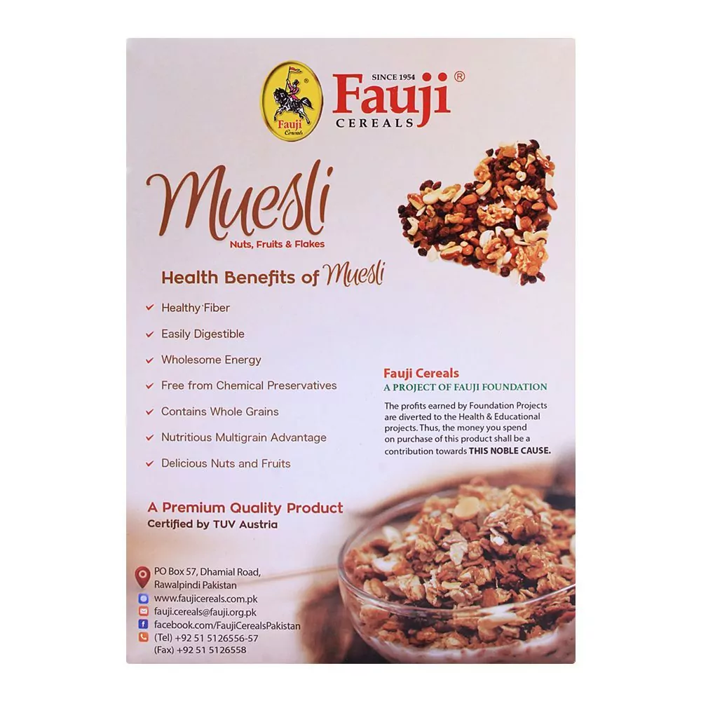 Fauji Muesli Nuts.fruits Flakes 250Gms A