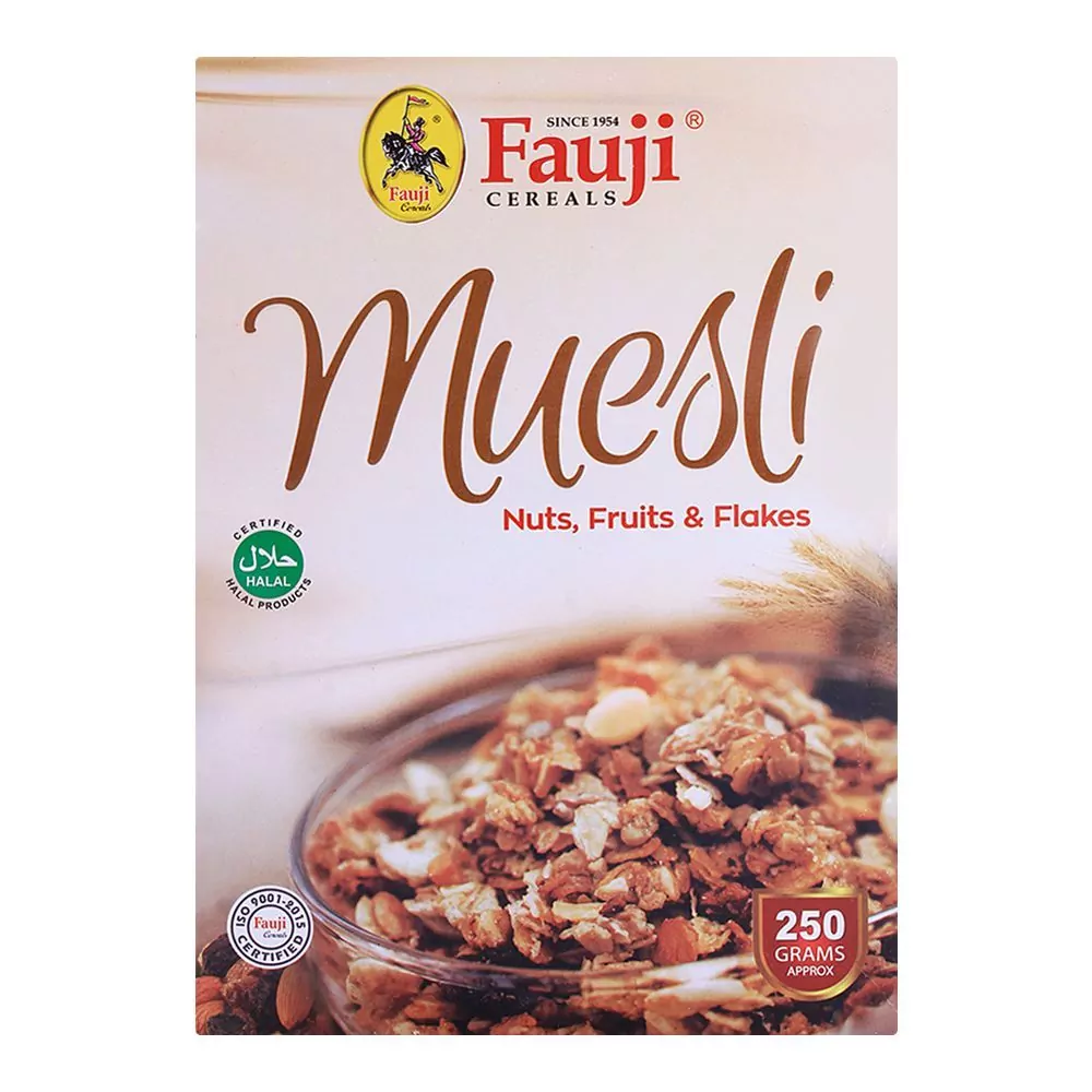 Fauji Muesli Nuts.fruits &Amp;Amp; Flakes 250Gms