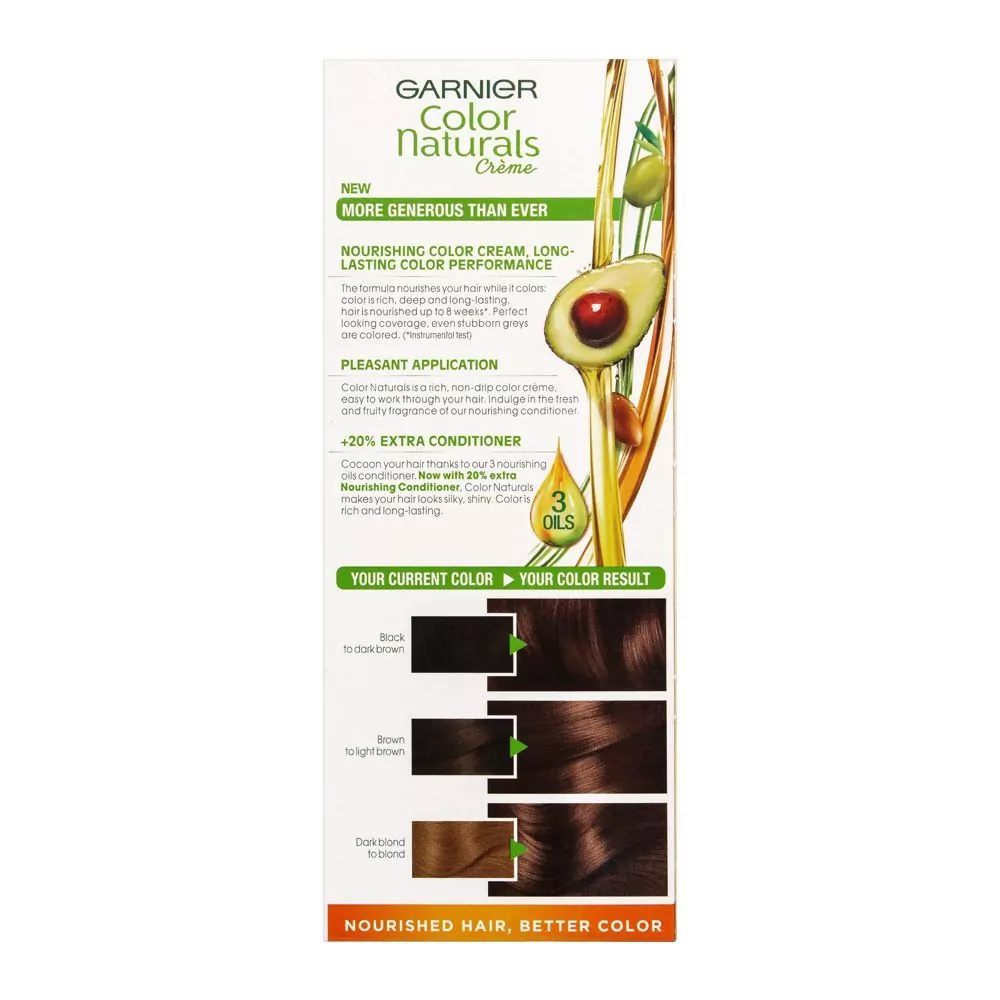 Garnier Color Naturals Creme Hair Colour, 5.1.2 Creamy Coffee