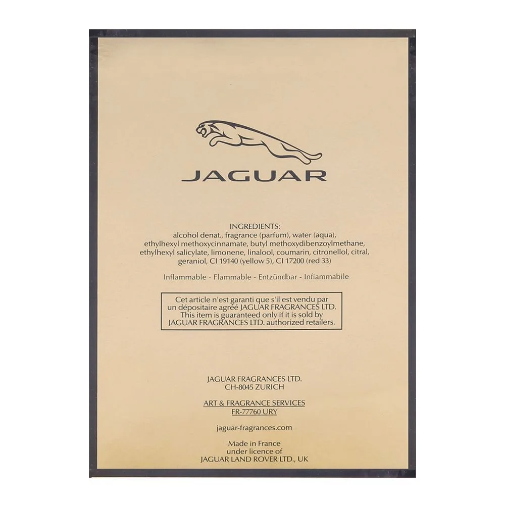 Jaguar Classic Gold Eau De Toilette 100Ml