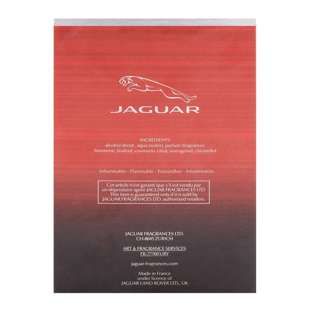 Jaguar Classic Red Eau De Toilette 100Ml