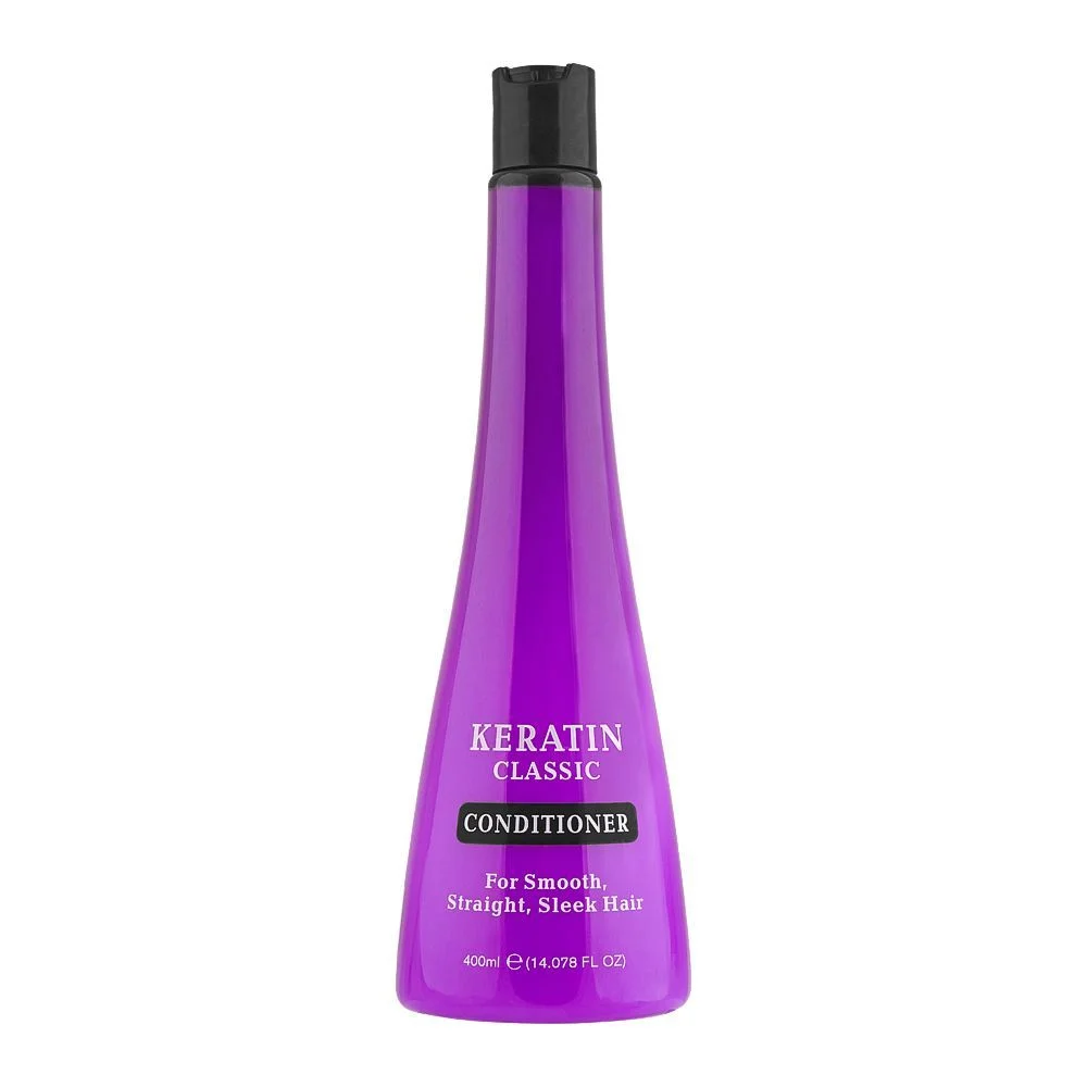 Keratin Classic Conditioner, For Smooth, Straight, Sleek Hair, 400Ml