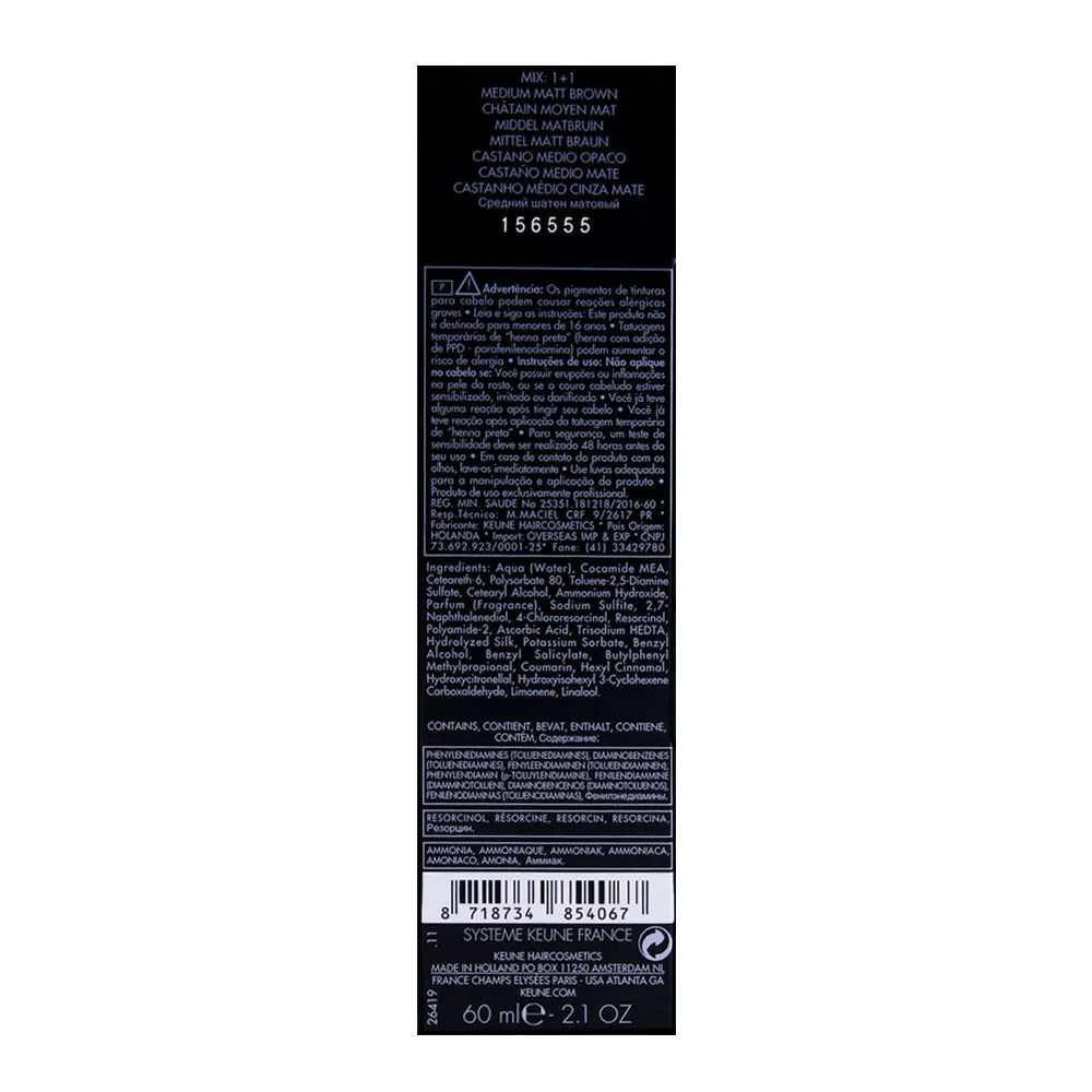 Keune Tinta Medium Matt Brown Hair Colour, 4.19