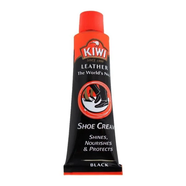 Kiwi Shoe Cream Tube Black 45ml Exceptional Shine Catch N Pack