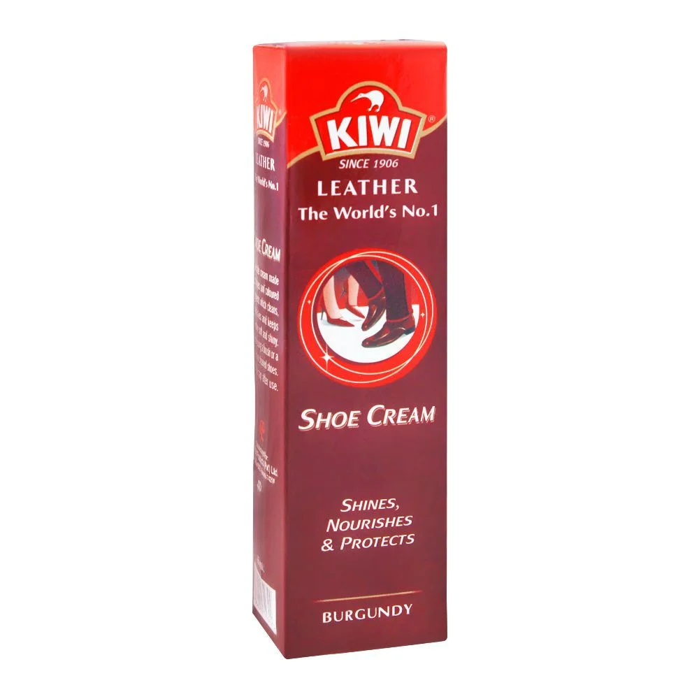 Kiwi Shoe Cream Tube Burgundy 45Ml