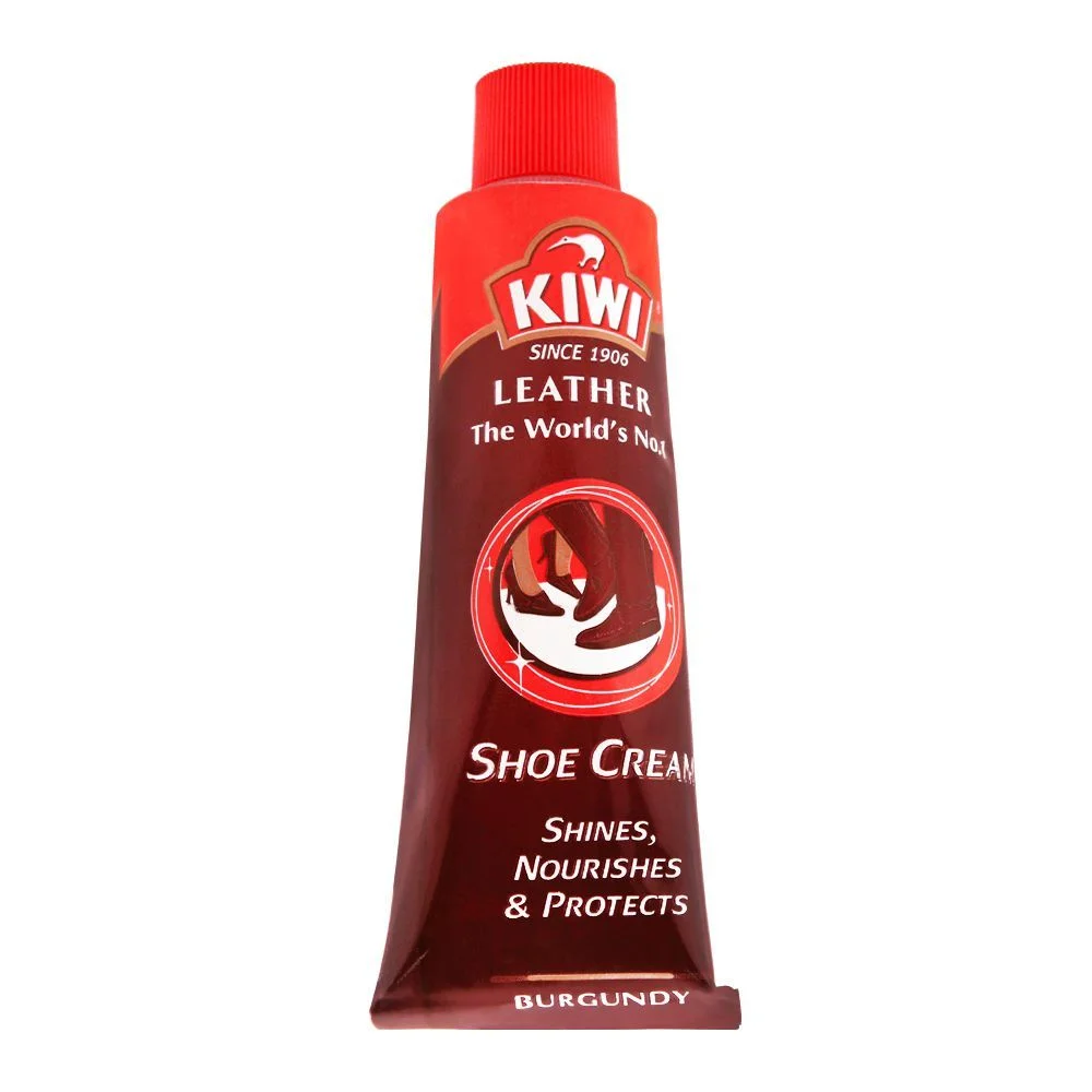 Kiwi Shoe Cream Tube Burgundy 45Ml