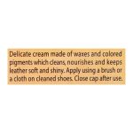 Kiwi Shoe Cream Tube Light Tan