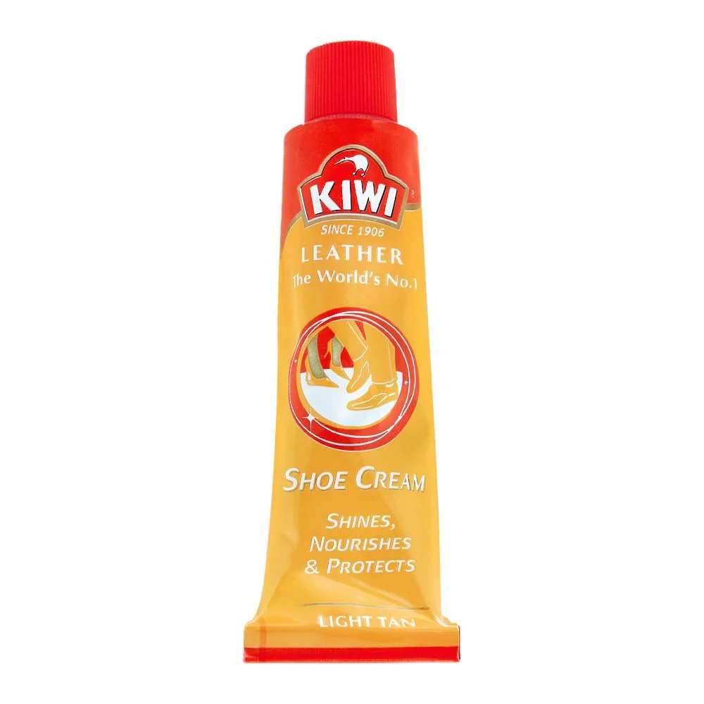 Kiwi Shoe Cream Tube Light Tan