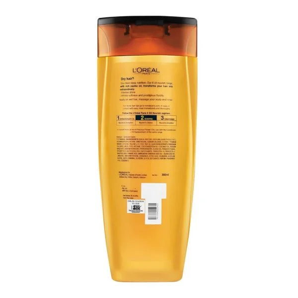 L'Oreal Paris 6 Oil Nourish Scalp + Hair Nourishing Shampoo, For All Hair Types, 360ml