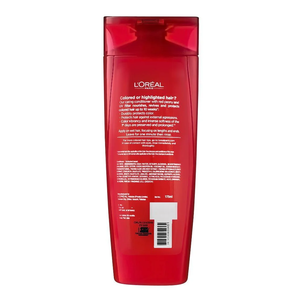 L'Oreal Paris Colour Protect Protecting Shampoo, For Coloured Hair, 175Ml