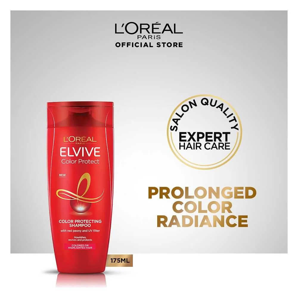 L'Oreal Paris Colour Protect Protecting Shampoo, For Coloured Hair, 175Ml