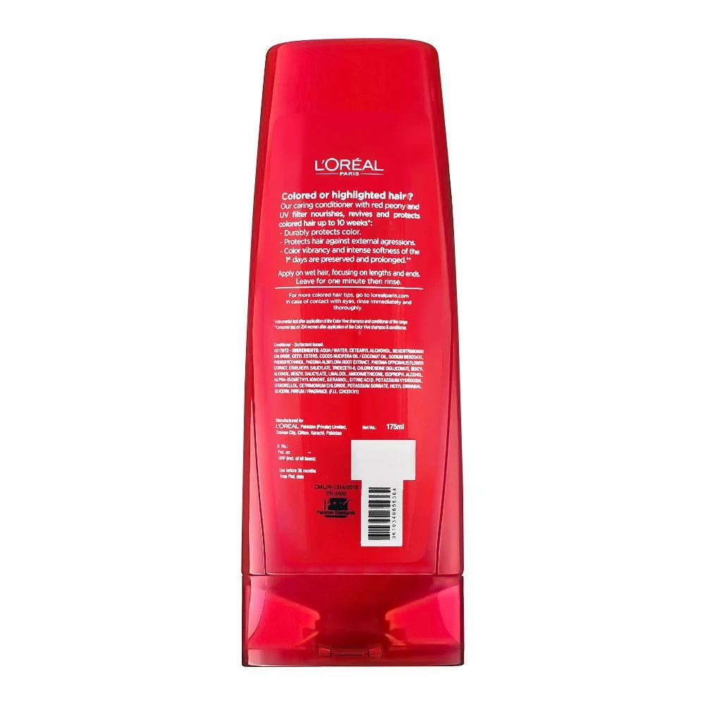 L'Oreal Paris Colour Protecting Conditioner For Coloured Hair, 175Ml