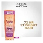 L'Oreal Paris Elvive Dream Long Straight 72Hrs Straightening Keratin Shampoo, Long Frizzy Hair, 175ml