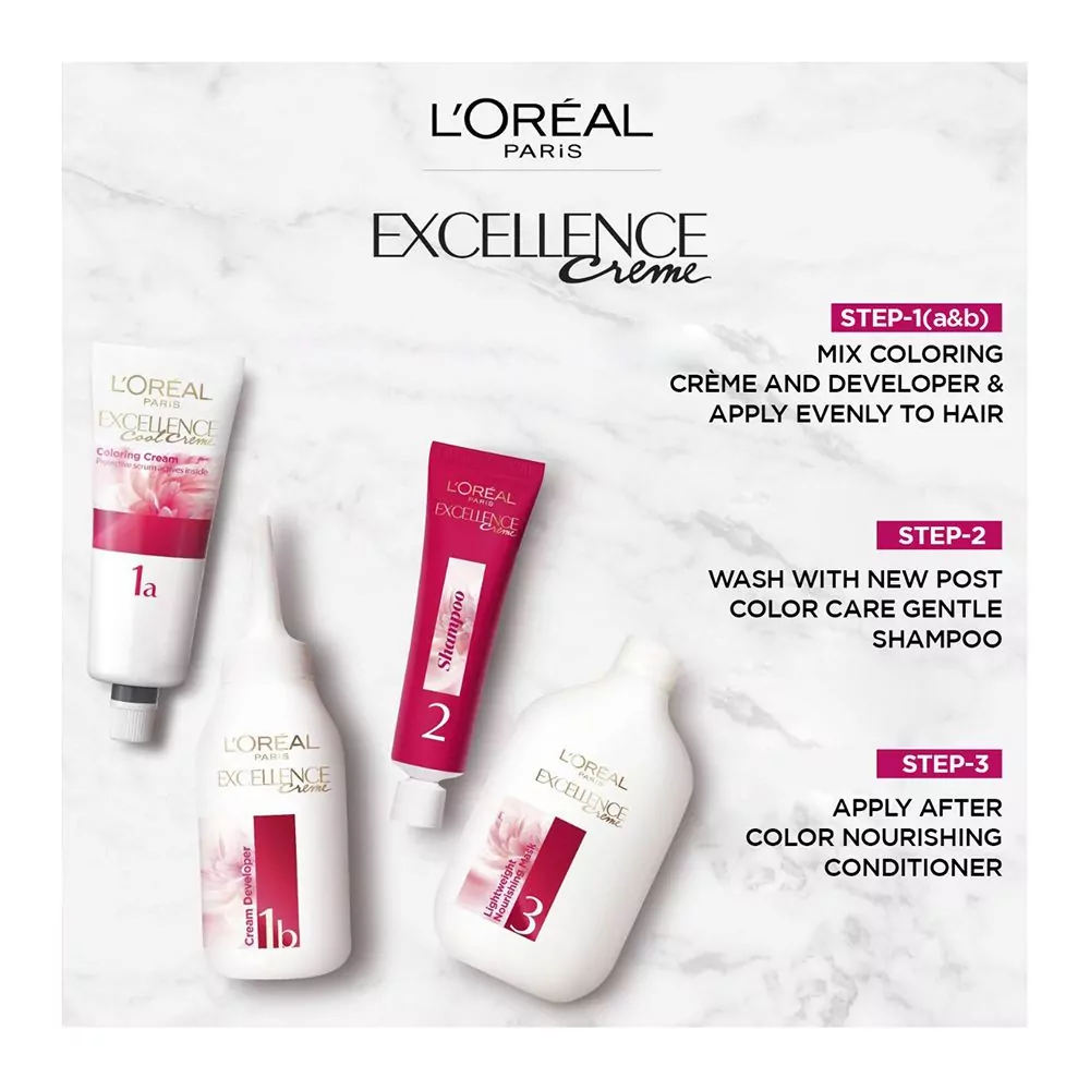 L'Oreal Paris Excellence Creme Hair Colour, Ash Blond 7.1