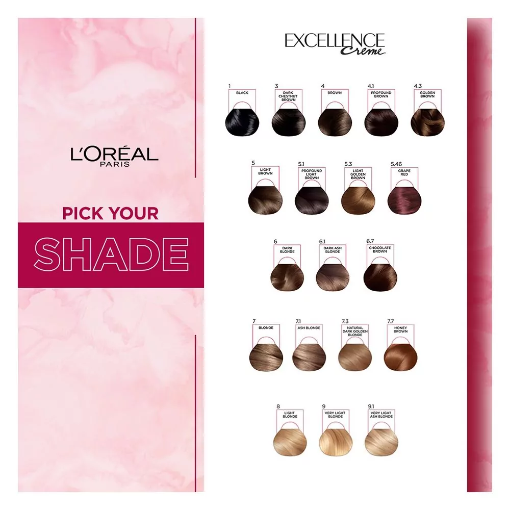 L'Oreal Paris Excellence Creme Hair Colour, Dark Brown 3