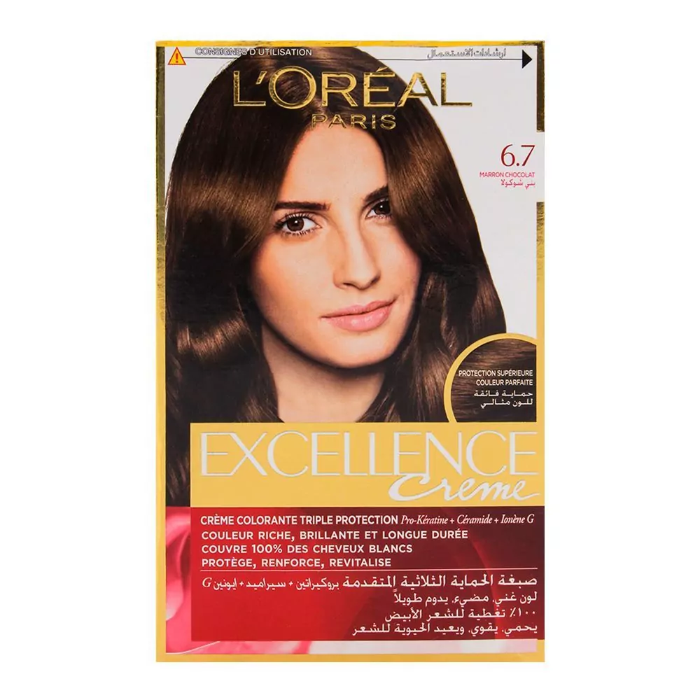 L'Oreal Paris Excellence Hair Color Chocolate Brown, 6.7