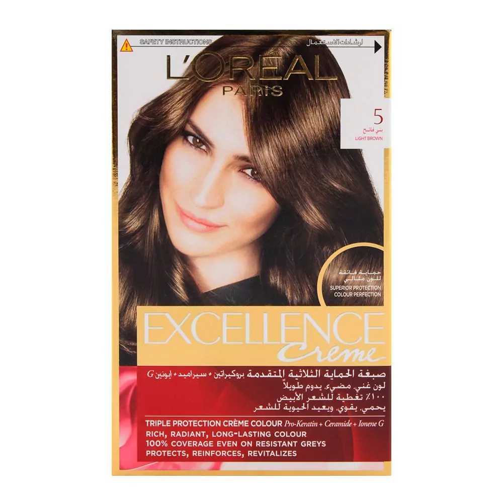 L'Oreal Paris Excellence Hair Color Light Brown 5