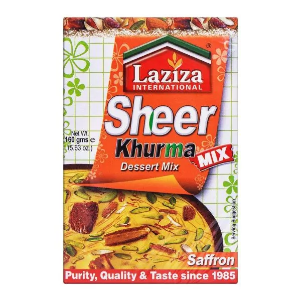 Laziza Sheer Khurma Saffron Dessert Mix 160g