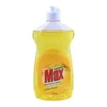 Lemon Max Dishwash Liquid Bottle, With Lemon Juice, 475ml