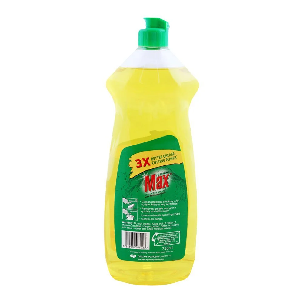 Lemon Max Dishwasher Liquid With Lemon Juice 750Ml A