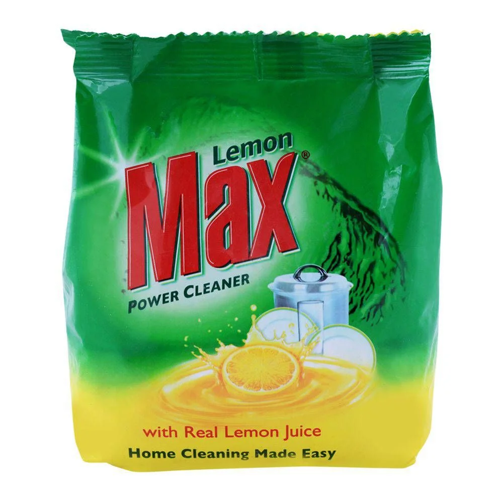 Lemon Max Power Cleaner, Dishwash Powder, 450G