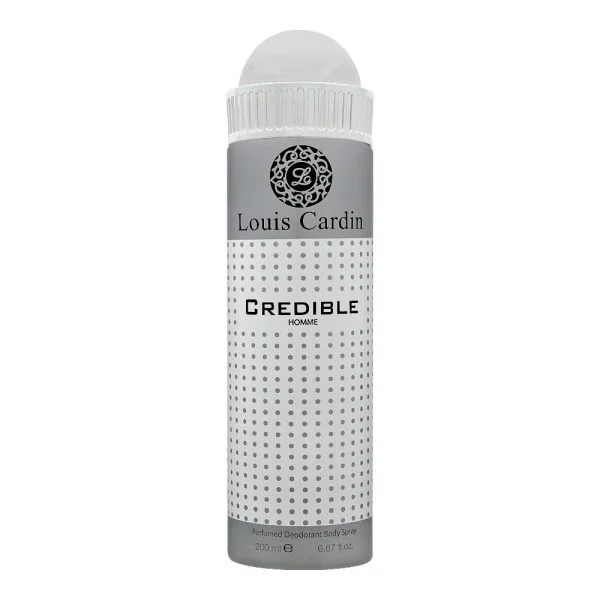 Louis Cardin Credible Homme Deodorant Spray, For Men, 200ml