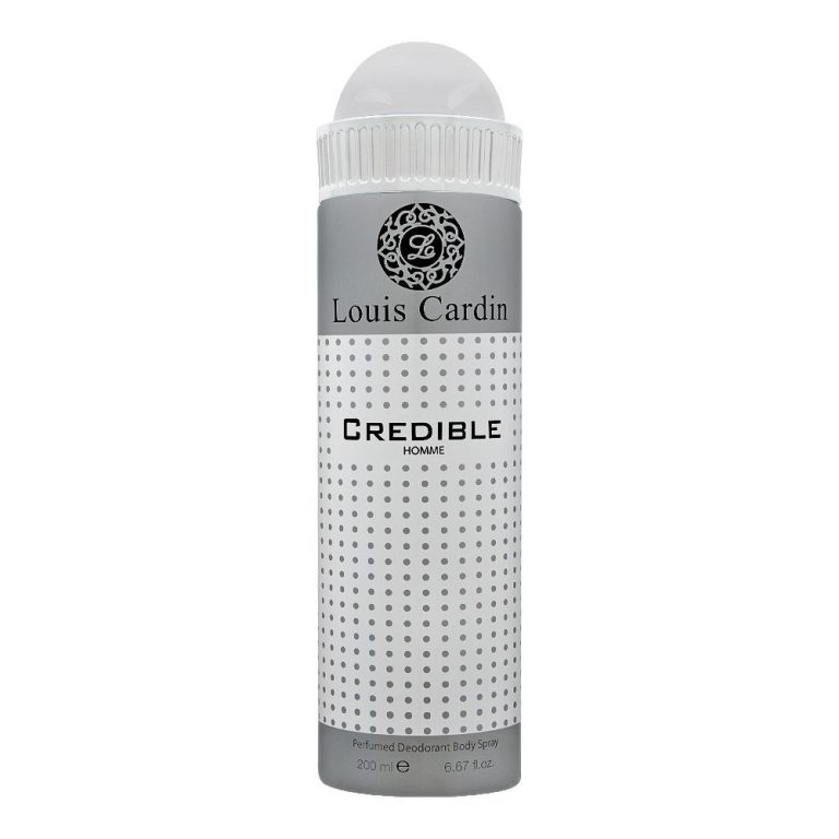 Louis Cardin Credible Homme Deodorant Spray, For Men, 200Ml
