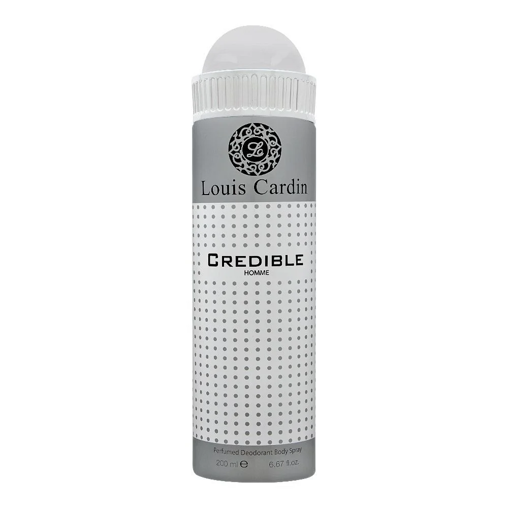 Louis Cardin Credible Homme Deodorant Spray, For Men, 200Ml